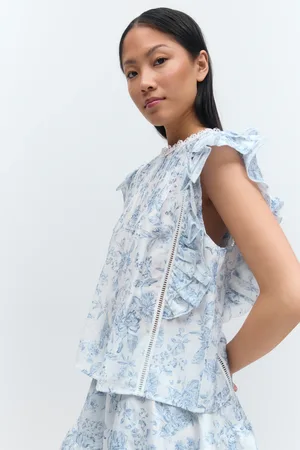 Gina Tricot Mini boho frill top
