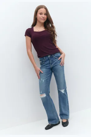 Gina Tricot Chunky mid waist jeans