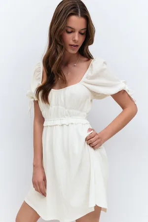 Gina Tricot Puff sleeve dress