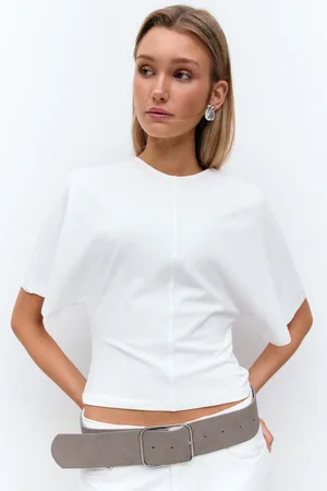 Gina Tricot Sculpture seam detail top