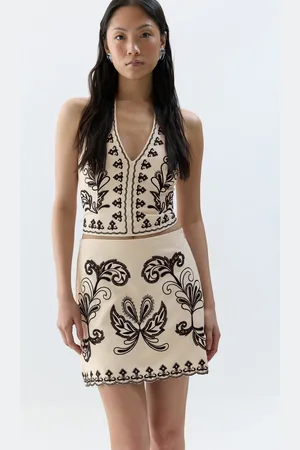 Gina Tricot Embroidery skirt