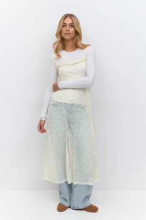 Gina Tricot Lace slip dress