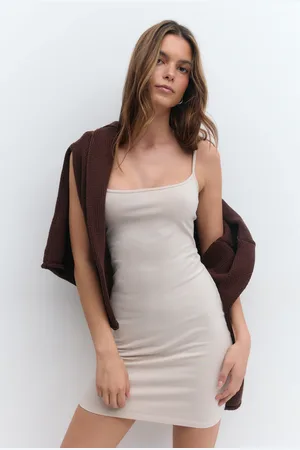 Gina Tricot Basic mini slip dress