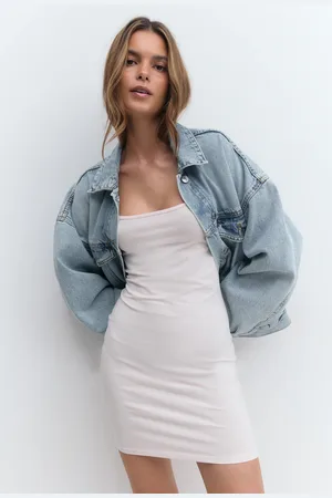 Gina Tricot Basic mini slip dress