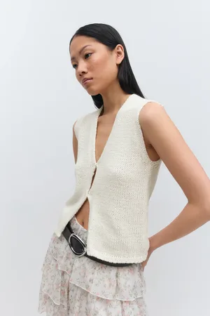 Gina Tricot Knitted tape yarn vest