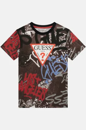 Guess T-Shirt Met Print All-Over