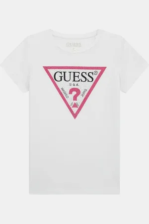 Guess Driehoek Logo T-Shirt