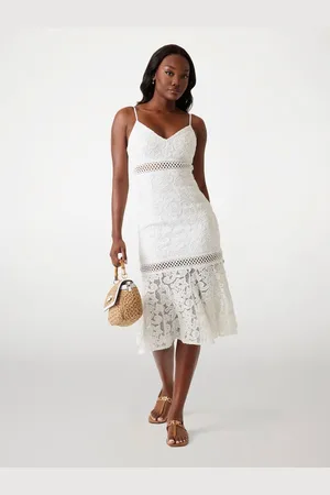 Guess Kanten Midi-Jurk