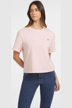 Guess Boxy T-Shirt Met Mini Driehoek