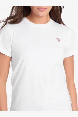 Guess Klassiek T-Shirt Met Mini Driehoek