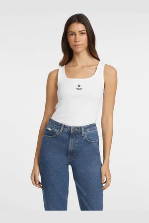 Guess Strak Topje Met Ster Borduursel