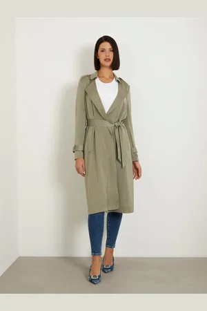 Guess Klassieke Trenchcoat Van Satijn
