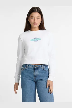 Guess Cropped Sweatshirt Met Logo
