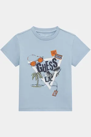 Guess T-Shirt Met Logo Op De Voorkant