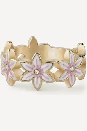 Guess White Lotus-Ring