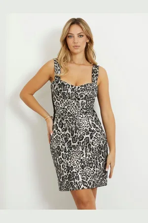 Guess Mini-Jurk Met Dierenprint