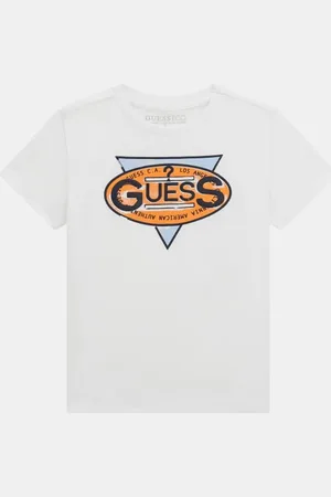 Guess T-Shirt Met Logo Op De Voorkant