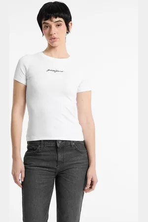 Guess Logo T-Shirt Met Ronde Hals