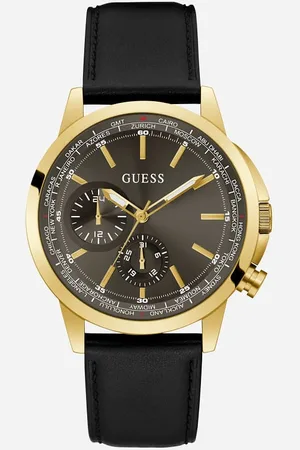 Guess Multifunctioneel Horloge Echt Leer