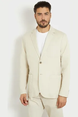 Guess Single-Breasted Blazer Van Satijn