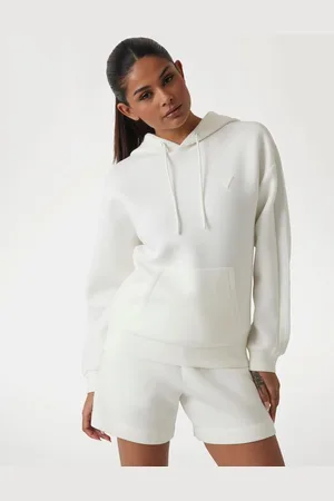Guess Sweatshirt Met Capuchon En Logo Strepen