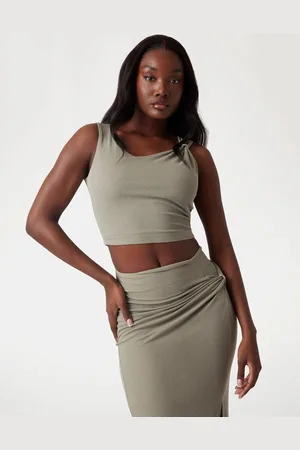 Guess Cropped Mouwloze Top
