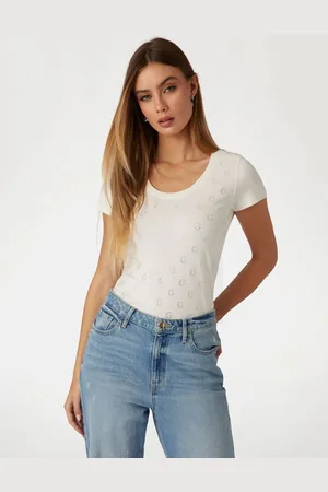 Guess T-Shirt Met G-Logo Van Stras