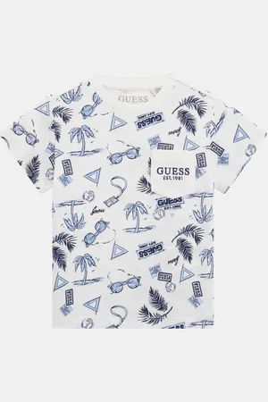 Guess T-Shirt Met Print All-Over