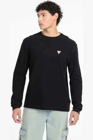Guess T-Shirt Met Lange Mouwen Met Wafelstructuur