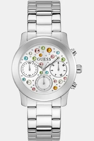Guess Multifunctioneel Horloge Met Kristallen