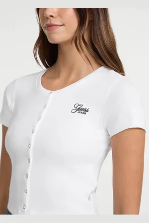 Guess Top Knopen Voorkant