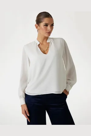 Guess Marciano Comfort Fit-Blouse Met Ketting