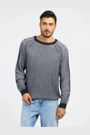 Guess Sweater Van Geribd Breiwerk