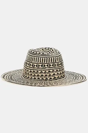 Guess Strohoed Met Geometrisch Patroon