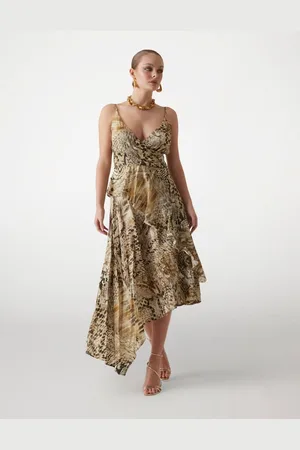 Guess Asymmetrische Animalierjurk Marciano