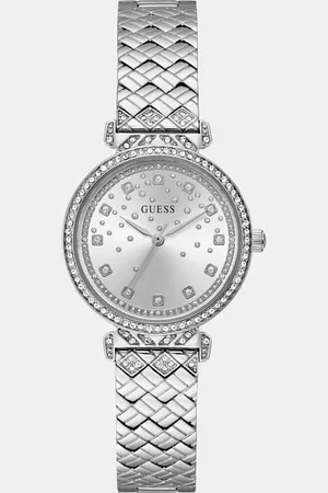 Guess Analoog Horloge Met Kristallen