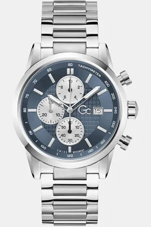 Guess Gc Horloge Van Roestvrij Staal 42 Mm