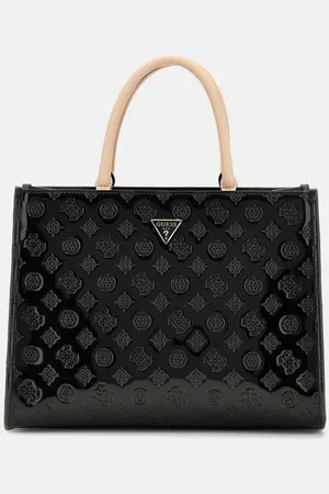 Guess Schoudertas Arnela 4G Logo Pioenroos