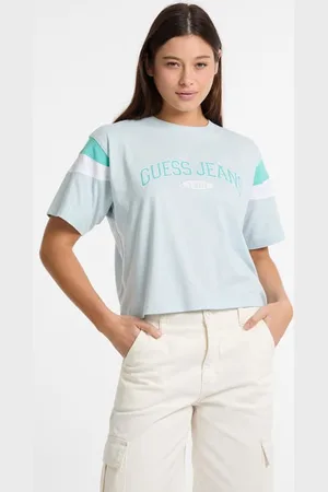 Guess Cropped T-Shirt Met Logo
