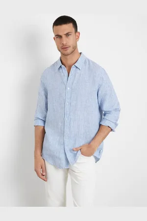 Guess Gestreept Linnen Shirt