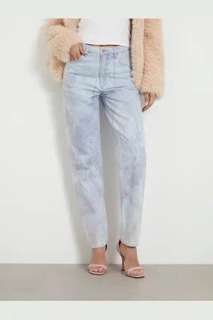Guess Mom Jeans Met Print