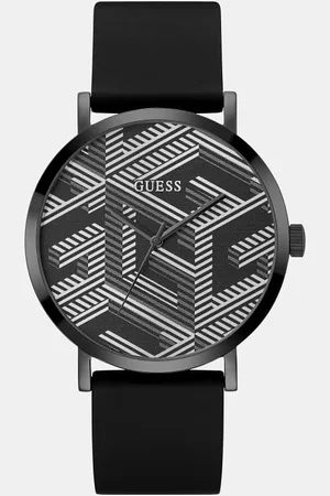 Guess Analoog Horloge Met G-Cube-Print