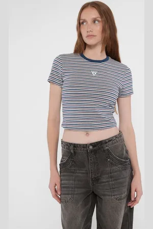 Guess T-Shirt Met Klein Driehoek Logo