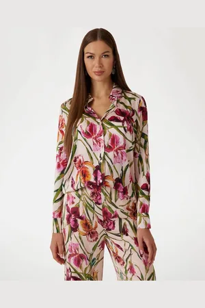 Guess Marciano Satijnen Blouse Bloemenprint