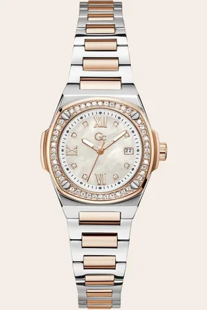 Guess Gc Horloge Met Datumaanduiding Staal