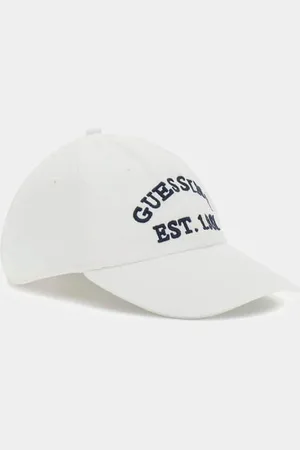Guess Fedora-Hoed Logo Met Detail