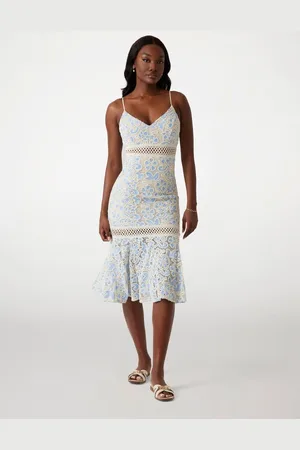 Guess Kanten Midi-Jurk
