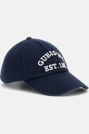 Guess Fedora-Hoed Logo Met Detail