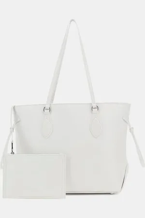 Guess Schoudertas Florence Echt Leer