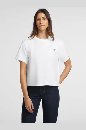 Guess Boxy T-Shirt Met Mini Driehoek